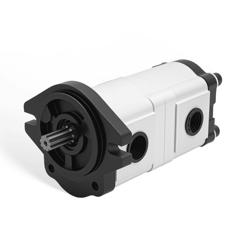 CBNL-E300 Series Medium Pressure Tandem Gear Pump, Aluminum Alloy Double Hydraulic Gear Oil Pump for Agricultural Machinery CBNL-E300 Series Medium Pressure Tandem Gear Pump, Aluminum Alloy Double Hydraulic Gear Oil Pump for Agricultural Machinery
